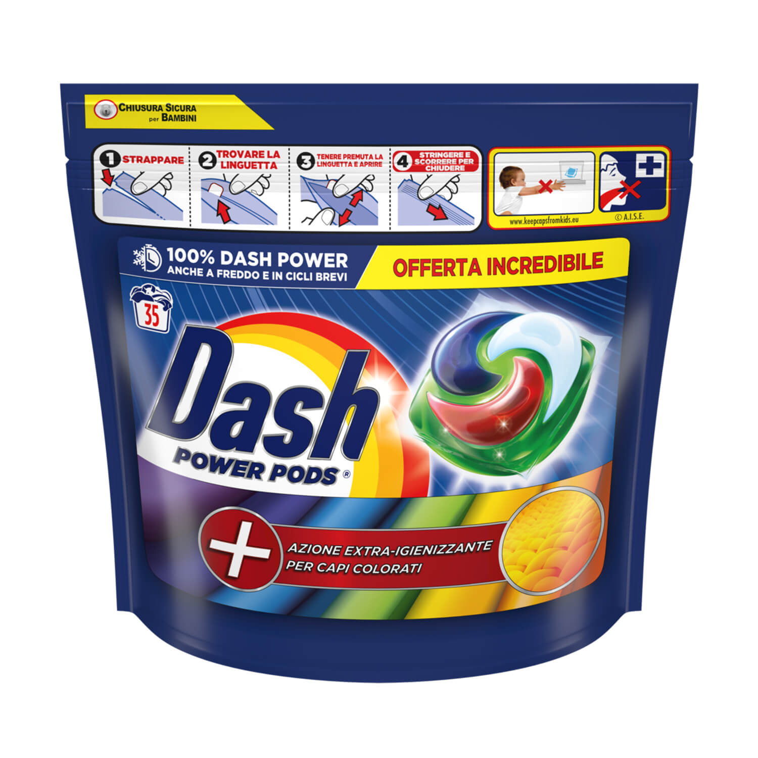 DASH SMACCHIATORE IN POLVERE PER CAPI COLORATI 500 GRAMMI